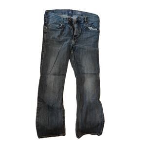 Rock & Republic Straight Leg Blue Jeans Mens 36x32